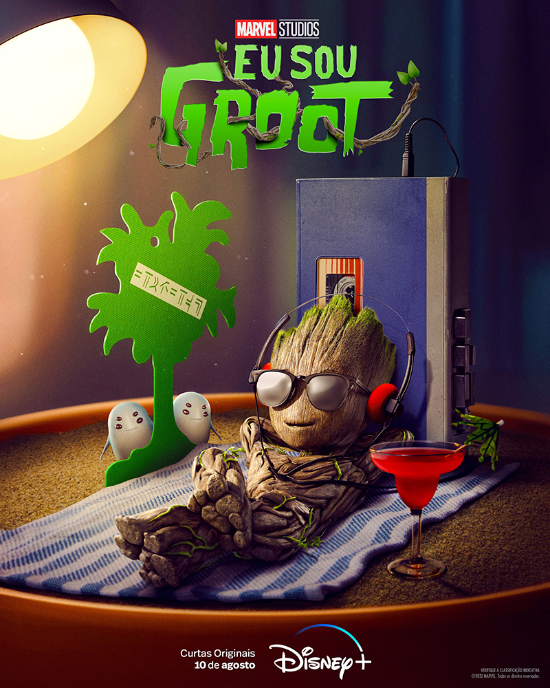 Com foco na fase infantil de Groot, a série traz uma explosão de fofura e de sentimentos bons 