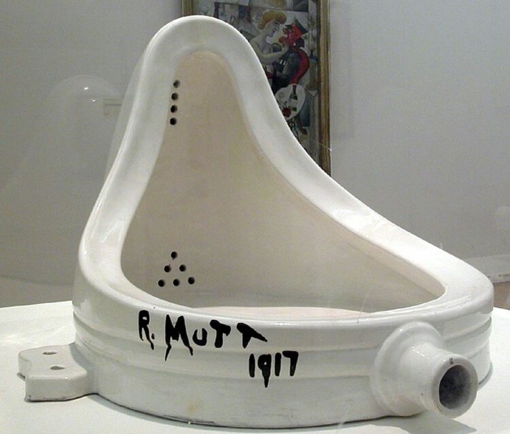 Obra 'A FONTE' de Marcel Duchamp.