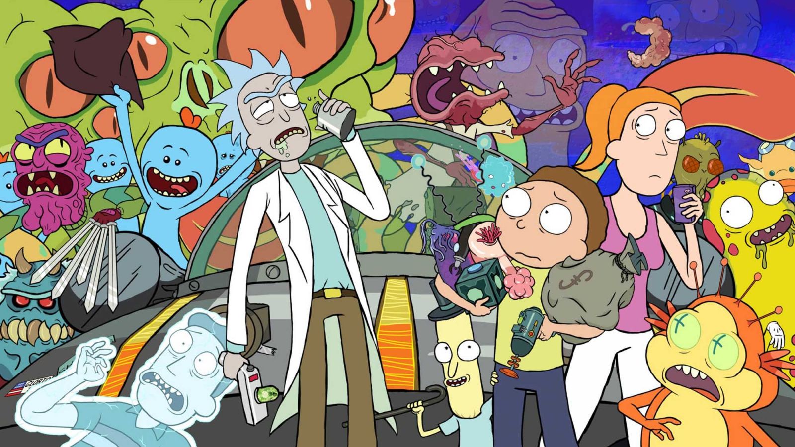 Rick e Morty - desenho animado.