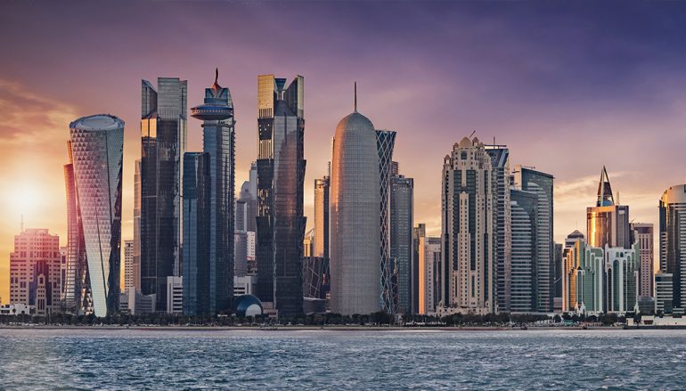  Cidade de Doha, no Catar.