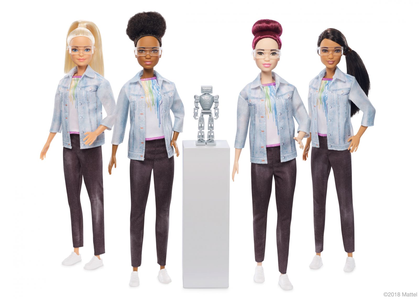 Barbie, engenheira robótica, lançamento do ano de 2018.