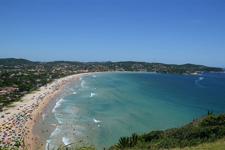 Praia de Geribá. / Foto: Prefeitura de Búzios