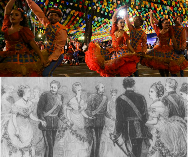 Danças durante os festivos juninos são comuns. (Foto: Reprodução)