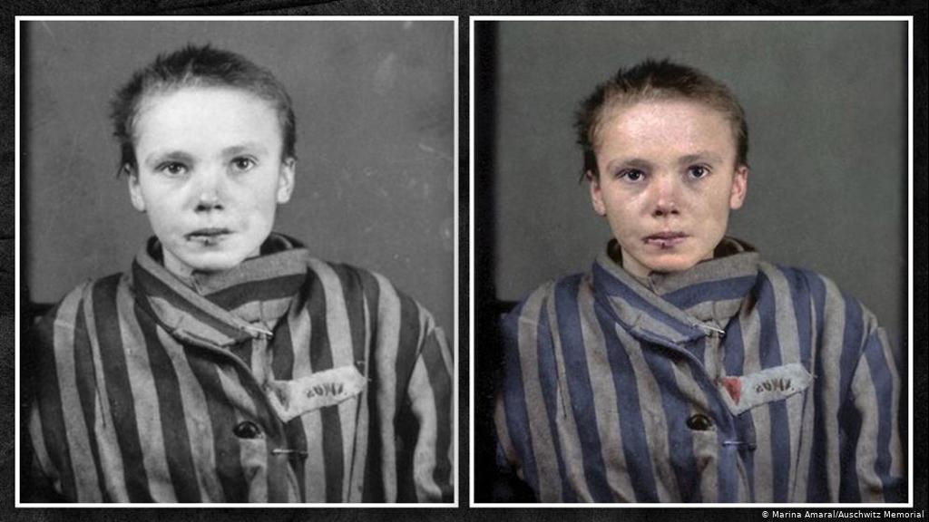 Czesława Kwoka nasceu em 15 de agosto de 1928 em Wólka Złojecka, uma pequena vila na região polonesa. Da religião Católica Romana, foi assassinada aos 14 anos, em 1943 (Foto: Marina Amaral / Memorial de Auschwitz)