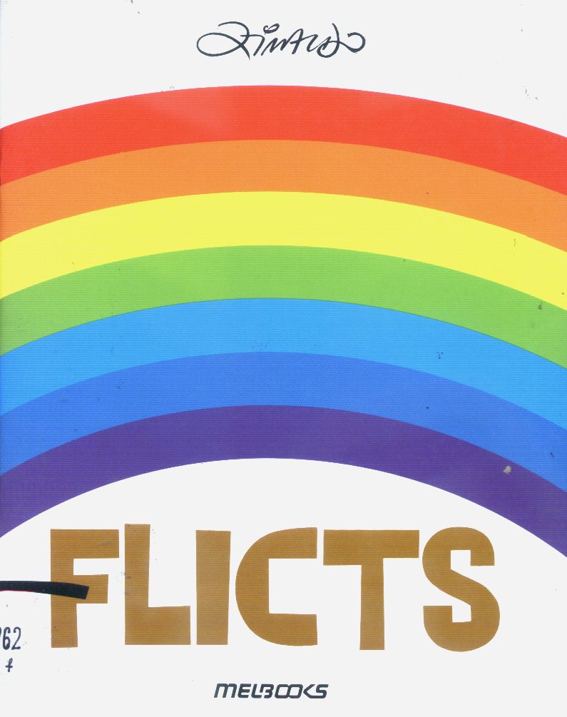 Capa do livro "Flicts", lançado em 1969.