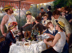 Almoço da Festa de Barco, Auguste Renoir