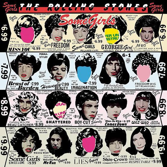 Capa do albúm Some Girls, do Rolling Stones. 