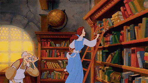 Gif: Everything but the books