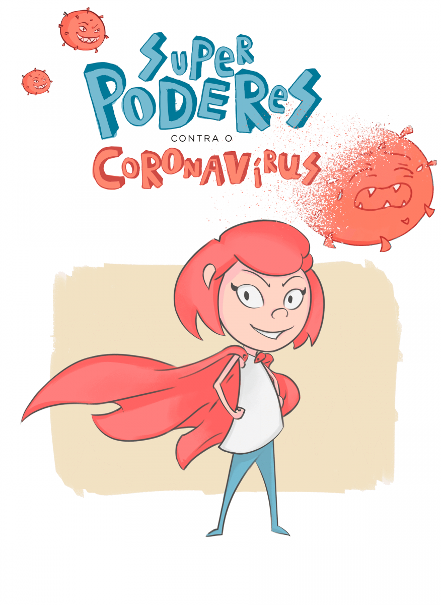 FONTE: Capa da HQ Super Poderes contra o Coronavírus / REPRODUÇÃO: Social Comics