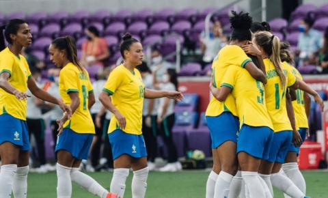 Com show no segundo tempo, a Seleção Feminina vence a Argentina na Copa SheBelieves