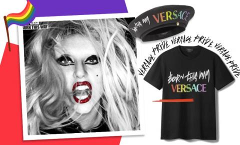 Lady Gaga une moda e música em coleção cápsula com Versace