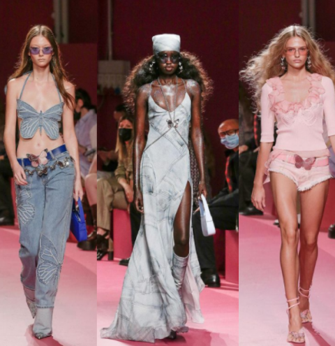 Y2K: referências a moda dos anos 2000 tomaram conta da semana de moda em Milão